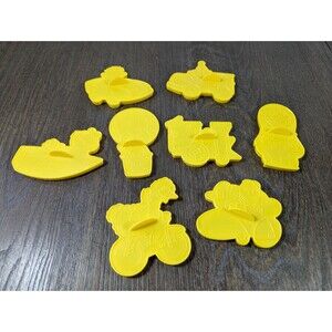 VTG Wilton Sesame Street Going Places Cookie Cutters Ernie Bert Big Bird Grover